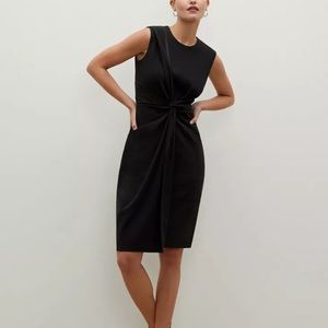 MM Lafleur Black Taylor Knot Sheath Dress (Size 12)